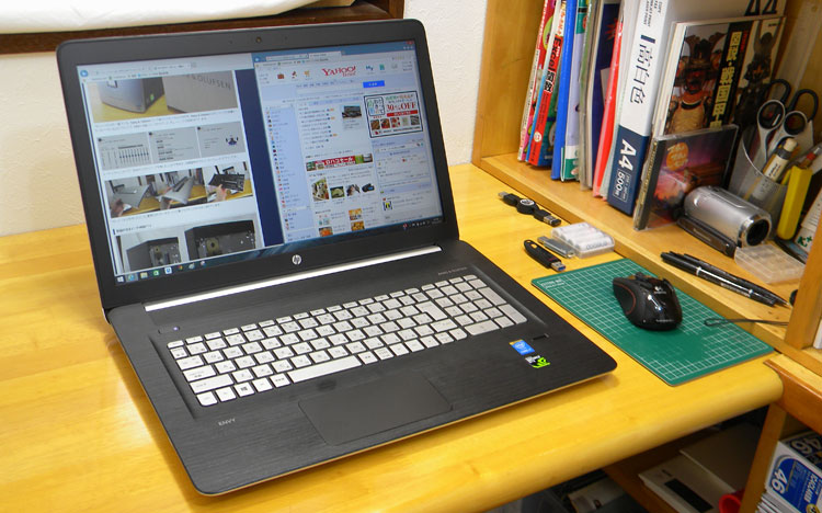 ENVY 17-n000 （2015年夏モデル）がWindows 8.1 モデル