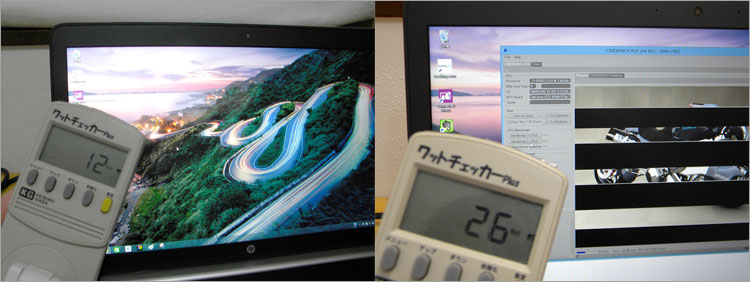 消費電力ENVY 17-n000