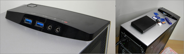 USB3.0端子もあるぞよ