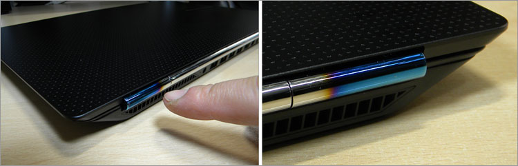 レーシングカーのマフラー