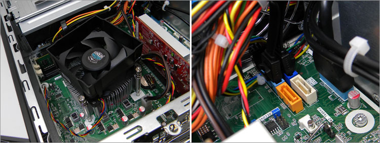 SATAコネクタは4基