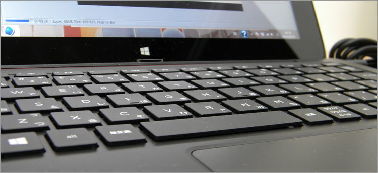 打鍵感はありません