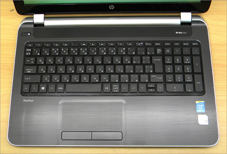 アイソレーションキーボードでPavilion 15-n200