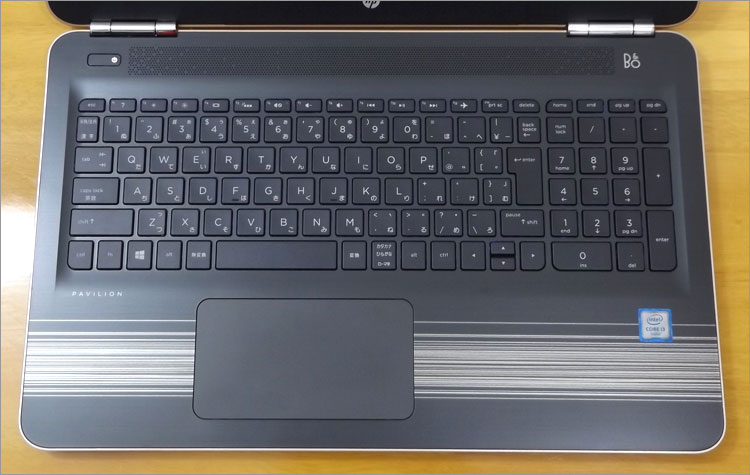 Pavilion 15-AU000のキーボード
