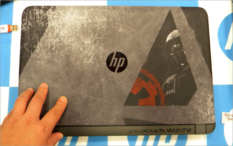 天板には、ダースベイダー