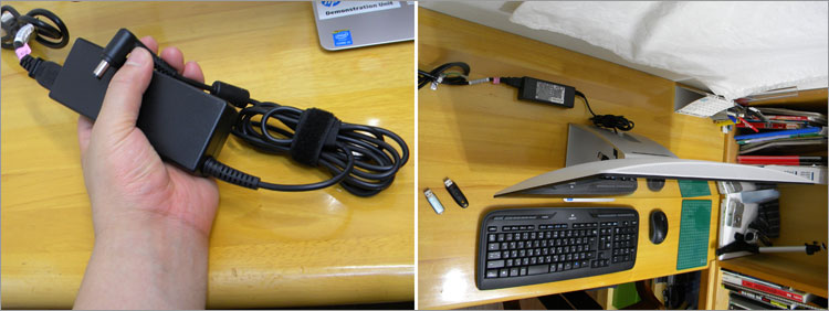 90WのACアダプタ