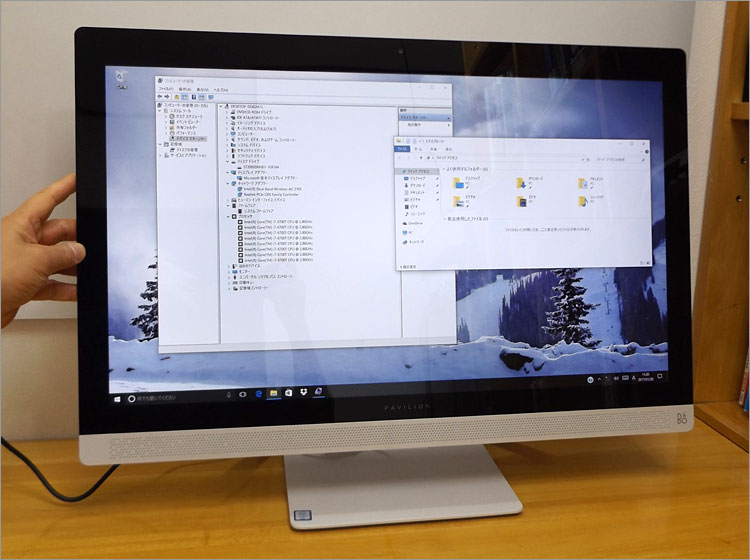 HP Pavilion All-in-One 27-d 27インチタッチパネル HP Pavilion All