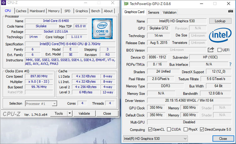 HP Pavilion 550-240jp（Skylake）実機レビュー～Core i5-6400搭載編