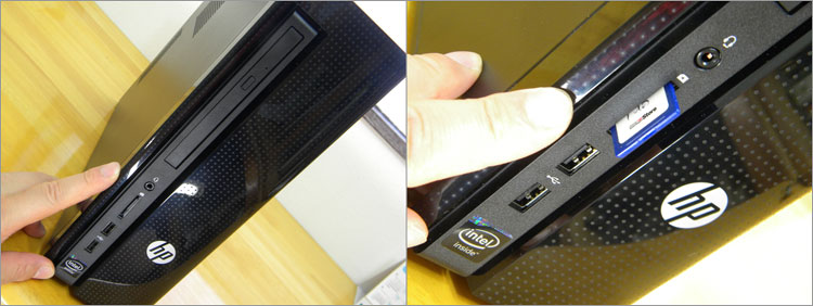 Slimline 450-020jpの装備する端子