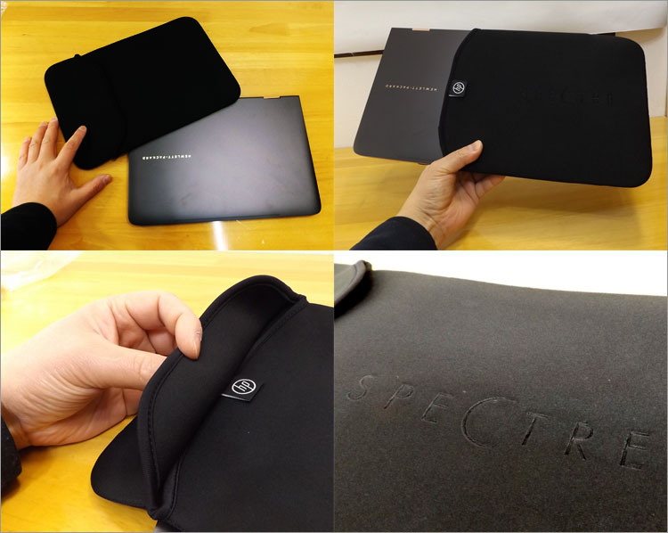 Spectre 13 x360の専用スリーブケース