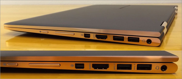 Spectre 13-4100 x360 Limited Editionインターフェース