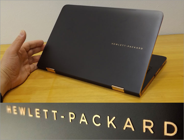 アッシュシルバー というSpectre 13 x360の天板