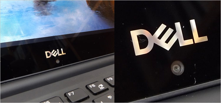DELLロゴはクロム調