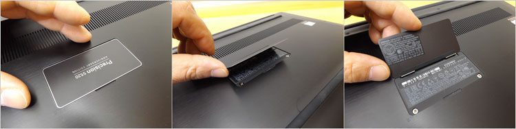 Precision 5520ロゴ入り蓋付き