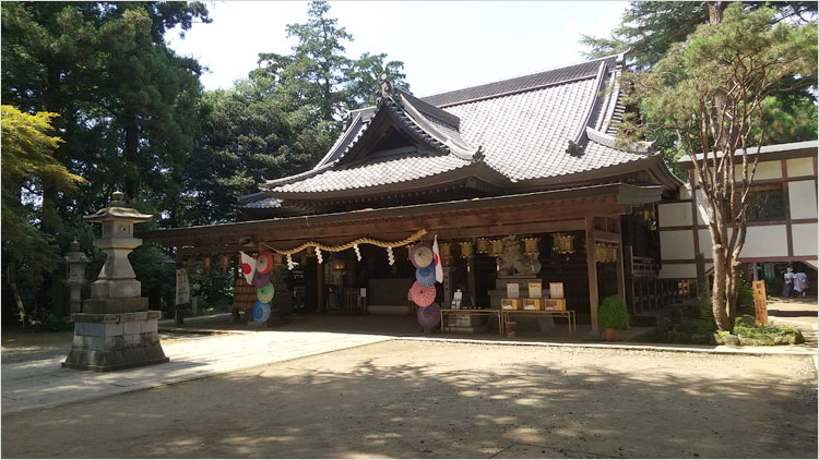 城趾でもある大宝八幡宮