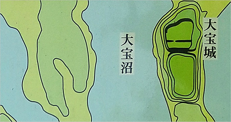 大宝小学校が二の曲輪