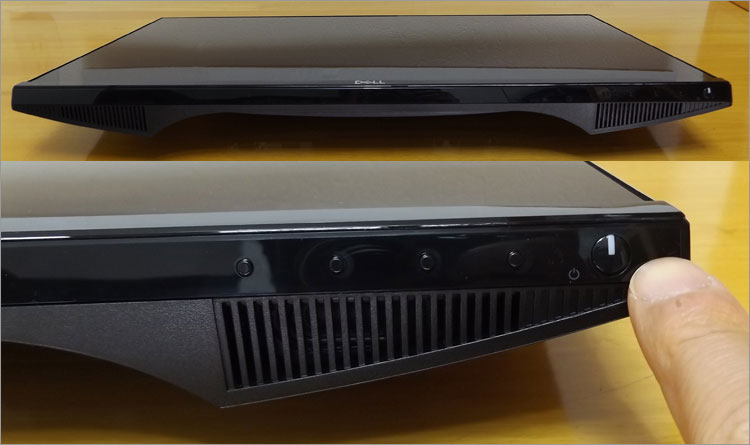 下方放射型の3Wスピーカを内蔵