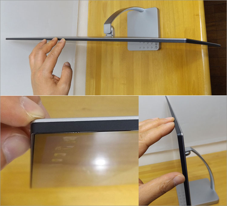 VESAマウントには対応しておらず