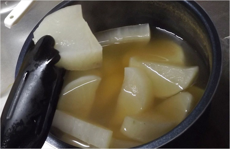 大根はいいあんばい