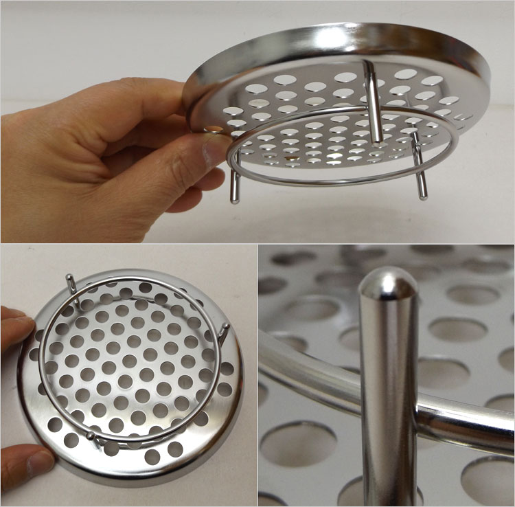 スタンドの先端は丸みを帯びている