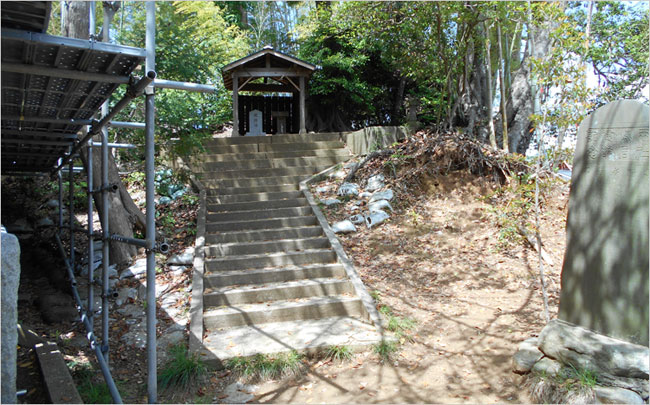 疱瘡神が祀られている