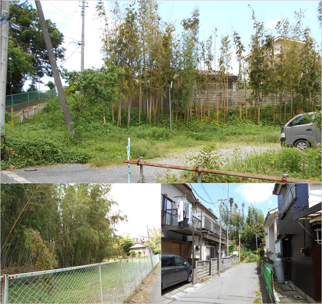 北側には城郭の名残かよくわからない