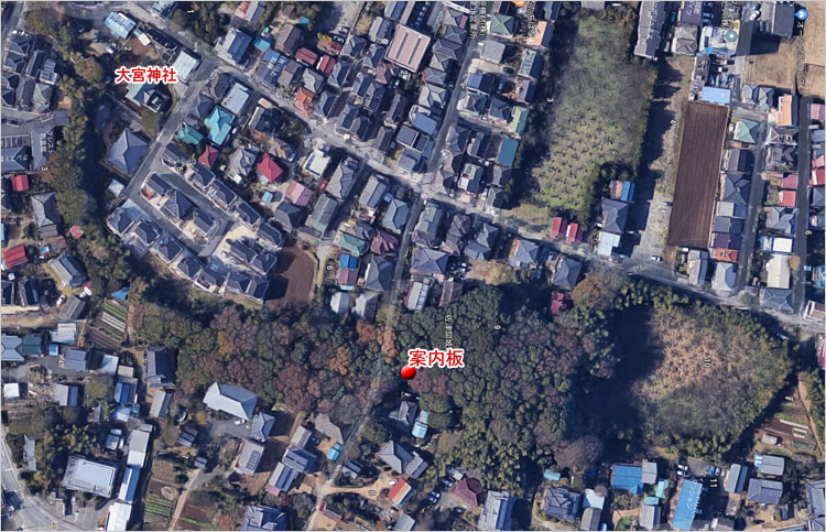 単郭構造の城跡