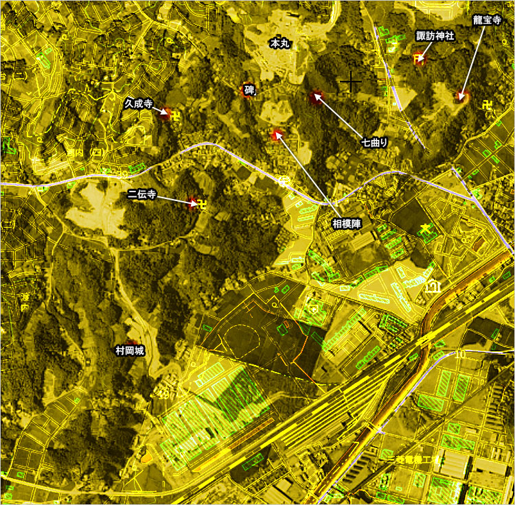 本丸跡に清泉女学院が建てられた