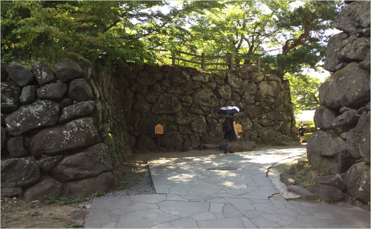 小諸市二の門跡