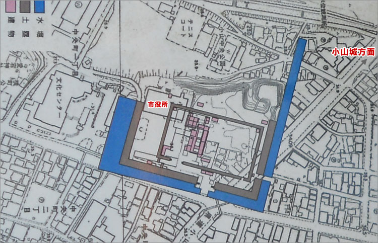 かなり厳重な配置だった小山御殿