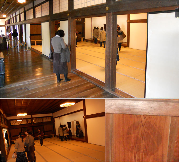 大広間-無数のボールの跡