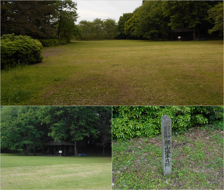 氏家勝山城本丸跡