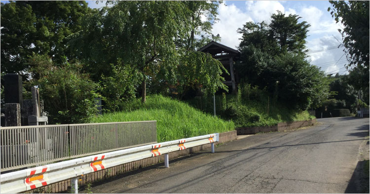 館跡-坂戸の西福寺は館跡か？