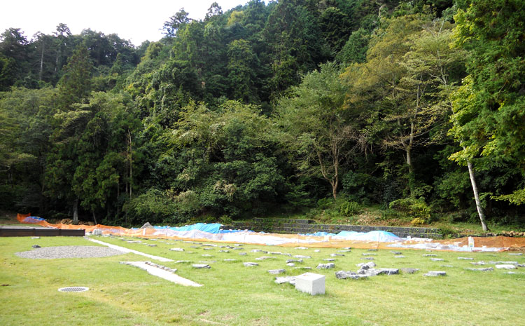 八王子城の御主殿跡