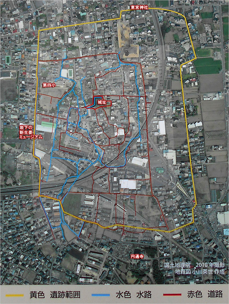 栃木城の縄張り