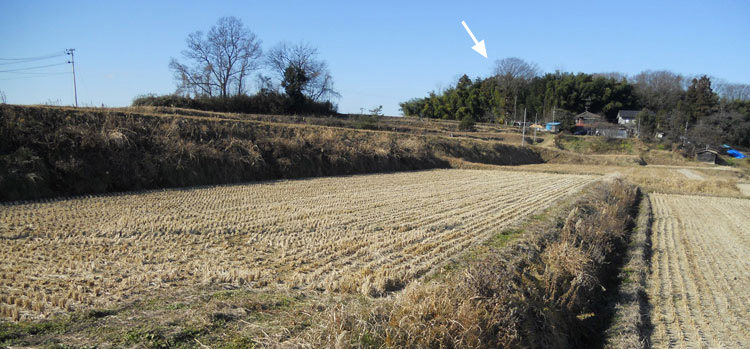 須賀川城南の防衛地点、方八丁館