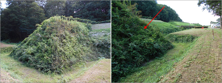 飛山城の物見櫓