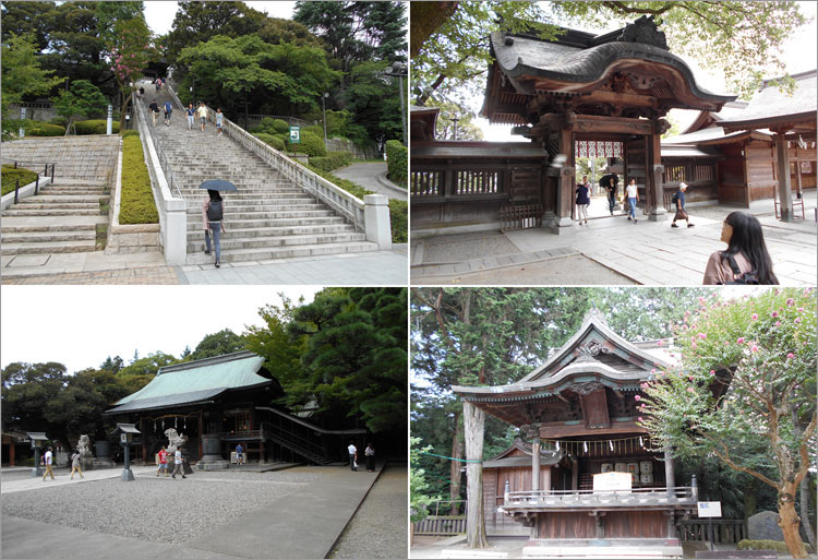 再建された二荒山神社