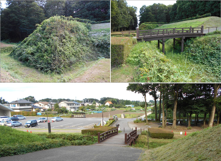 飛山城では同じような突出した郭