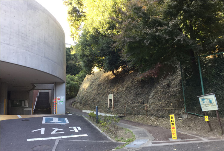 七曲坂のスタート地点