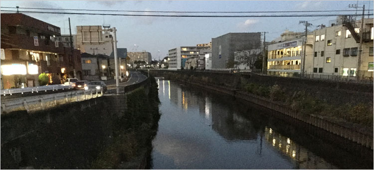 戸部川ともいう。玉縄城の外堀