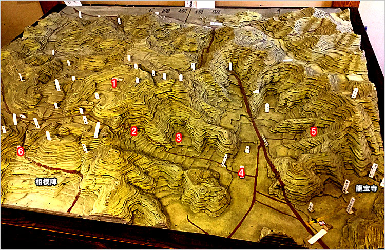 玉縄城立体模型