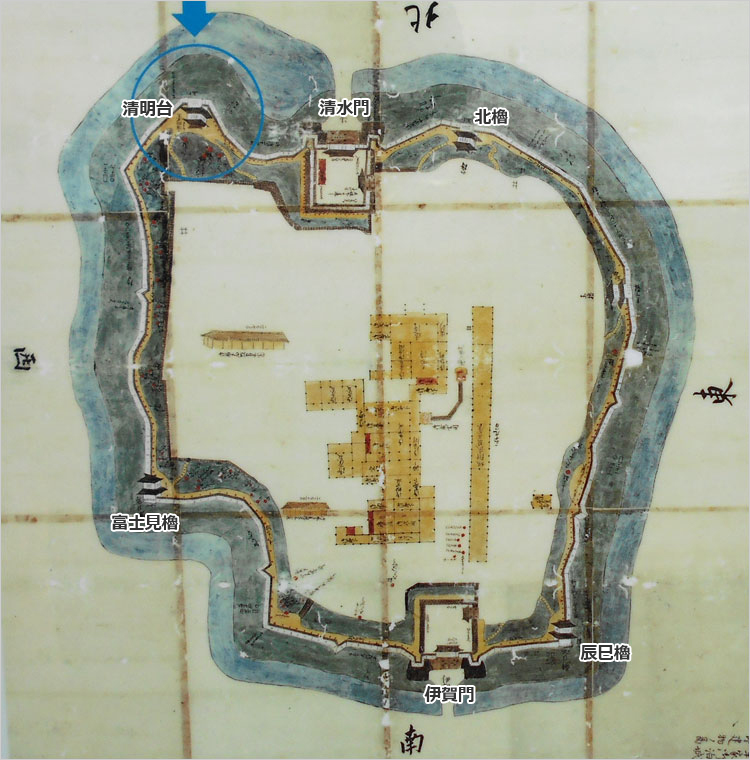 城本丸将軍家御泊城ノ節