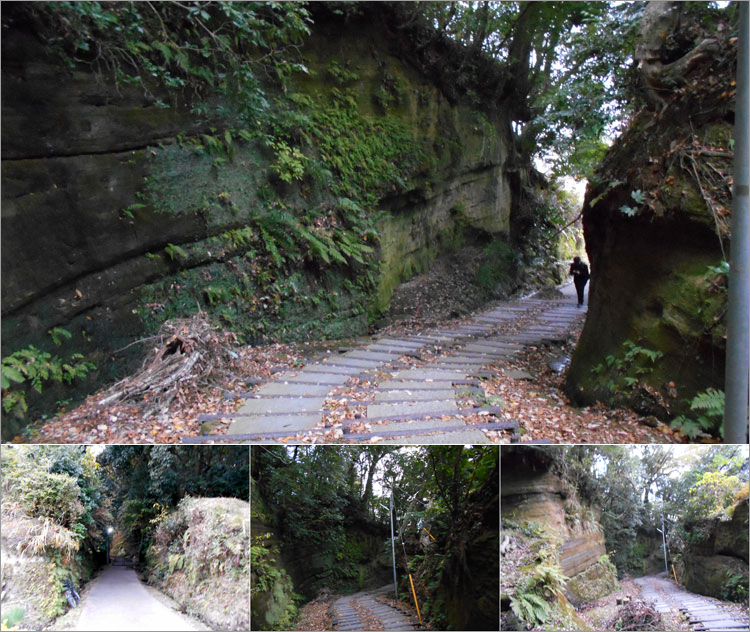 切り通し（山王坂）