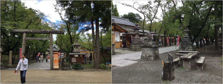 真田神社の参道