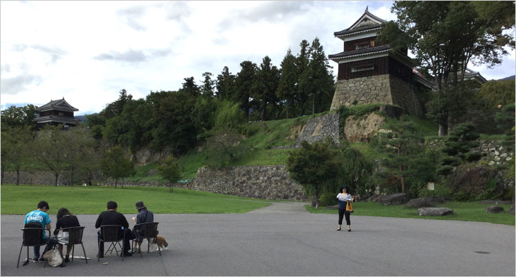 真田の上田城へ行く