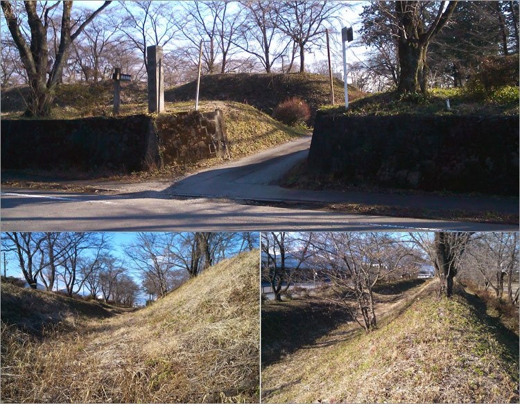 御前原城の北出入口