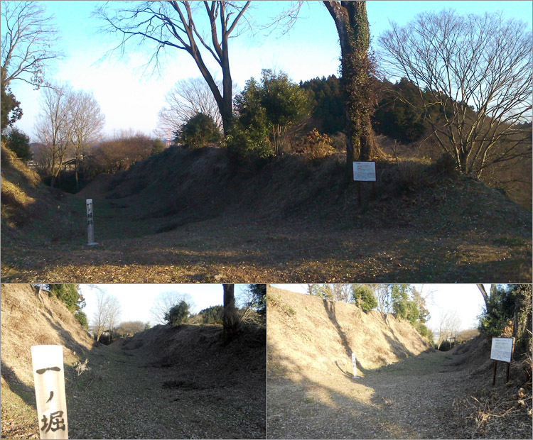 川崎城の一の堀