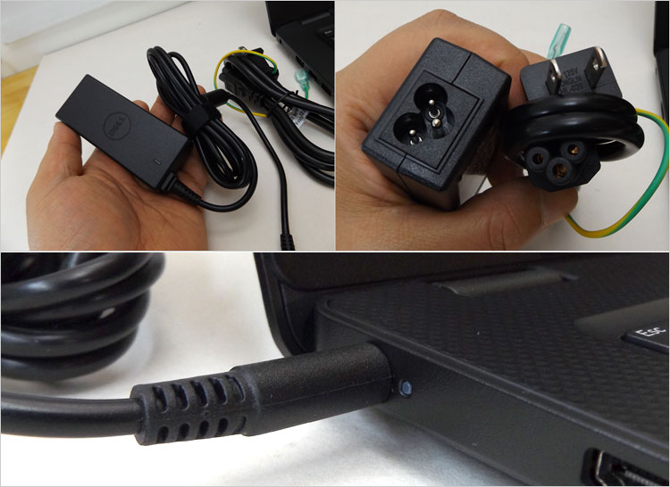 AC電源ケーブルが結構邪魔くさい