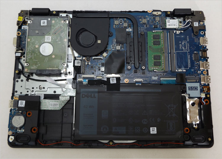 Vostro 14（3481）の内部アクセス